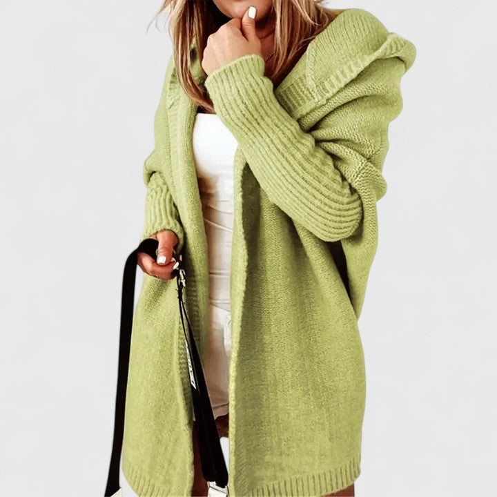 Moonika | Comfortable Knit Cardigan with Hood