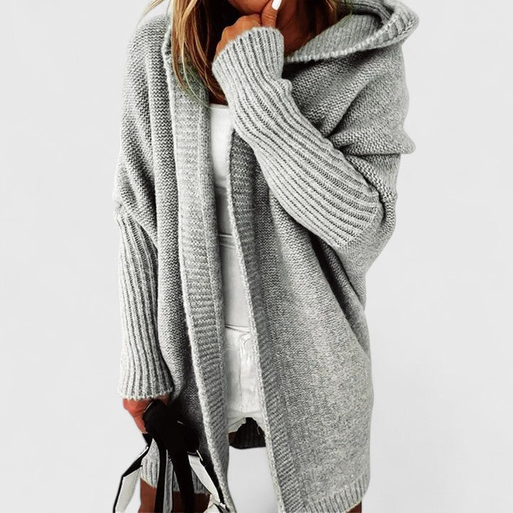 Moonika | Comfortable Knit Cardigan with Hood