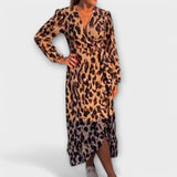 Emília | Leopardi Print Casual Dress