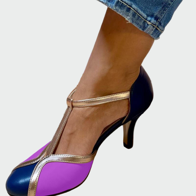 Juno | Vintage T-Strap Heels