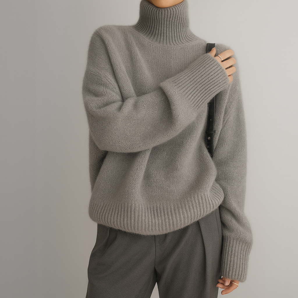 Candice - Mekani Oversize Pulover od Kašmira