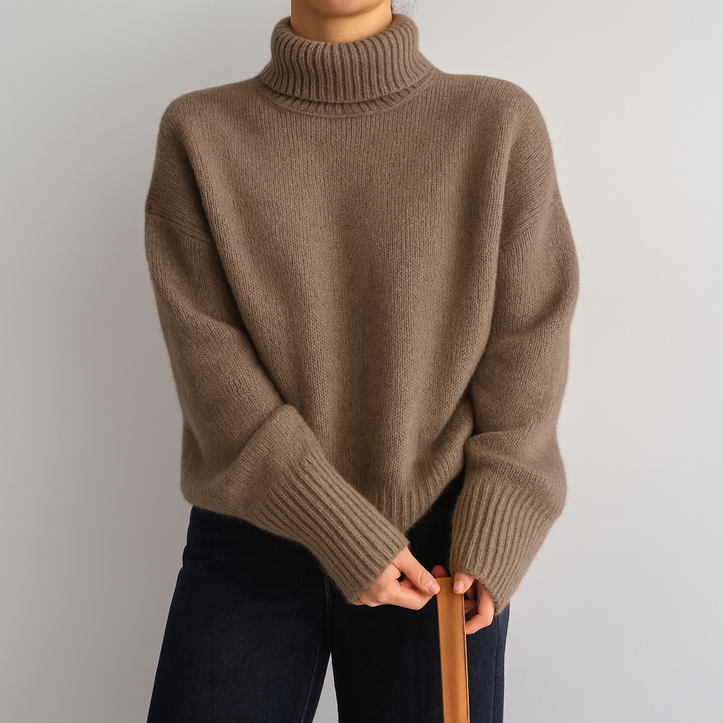 Candice - Mekani Oversize Pulover od Kašmira