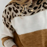 Ophélie | Elegantni džemper s leopardim uzorkom