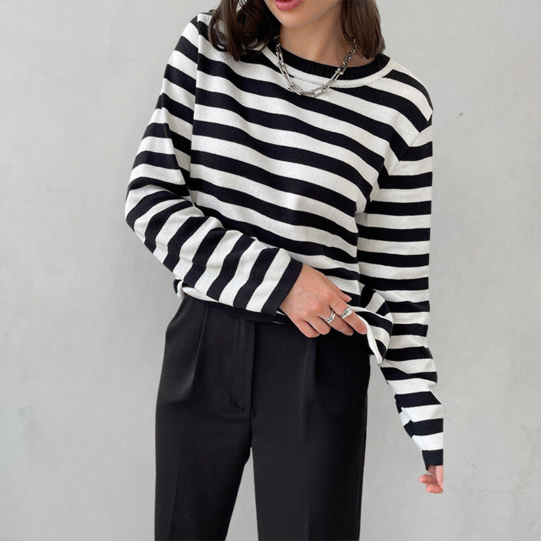 Nikola - Stylish Striped Sweater
