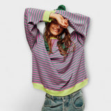 Maarja | Prugasti Oversized Sweater
