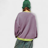 Maarja | Prugasti Oversized Sweater