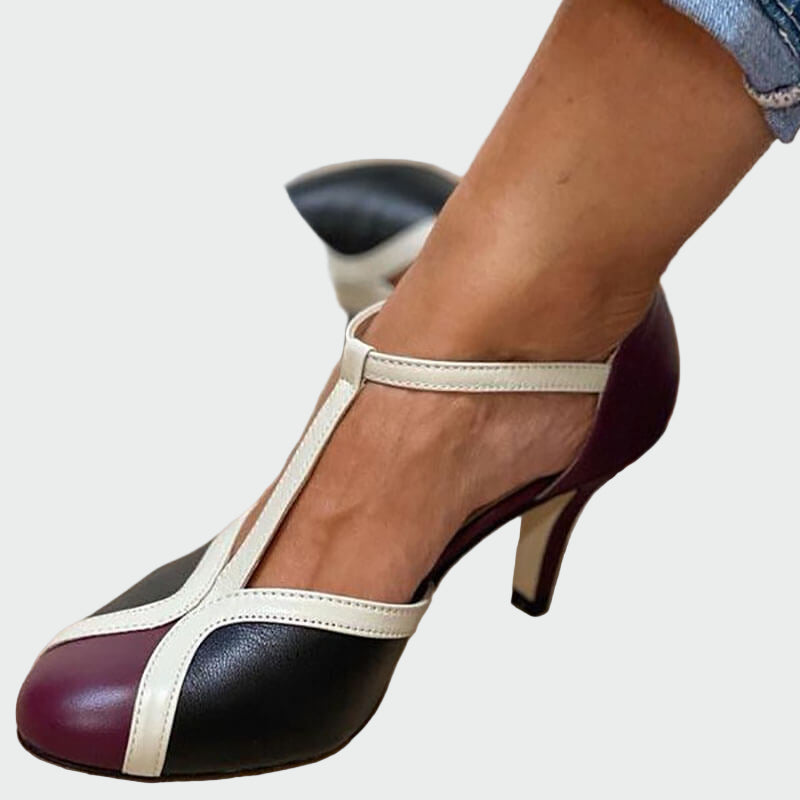 Juno | Vintage T-Strap Heels
