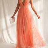 Ginevra | Maxi Haljina Luce Corallo