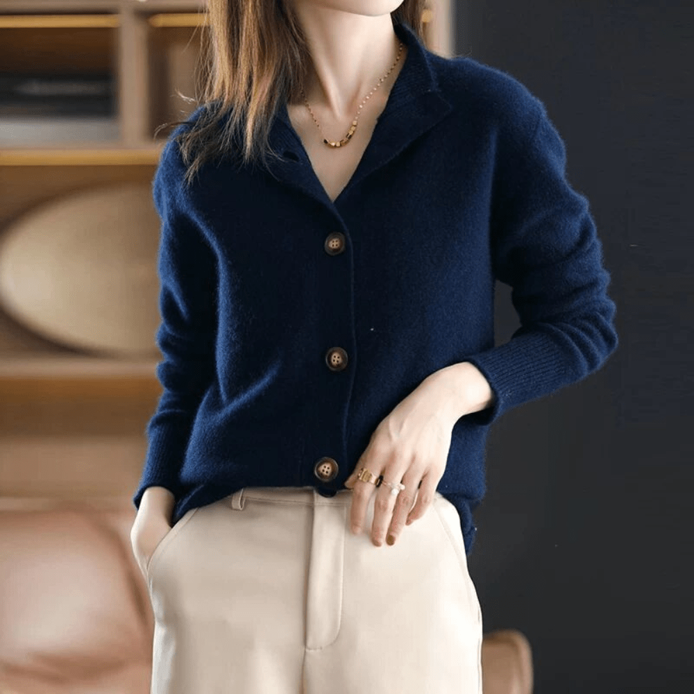 Annie - Elegantni Kašmirski Prsluk