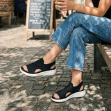 Anne™ | Sandale Sa Platformom Od Prozračnog Materijala